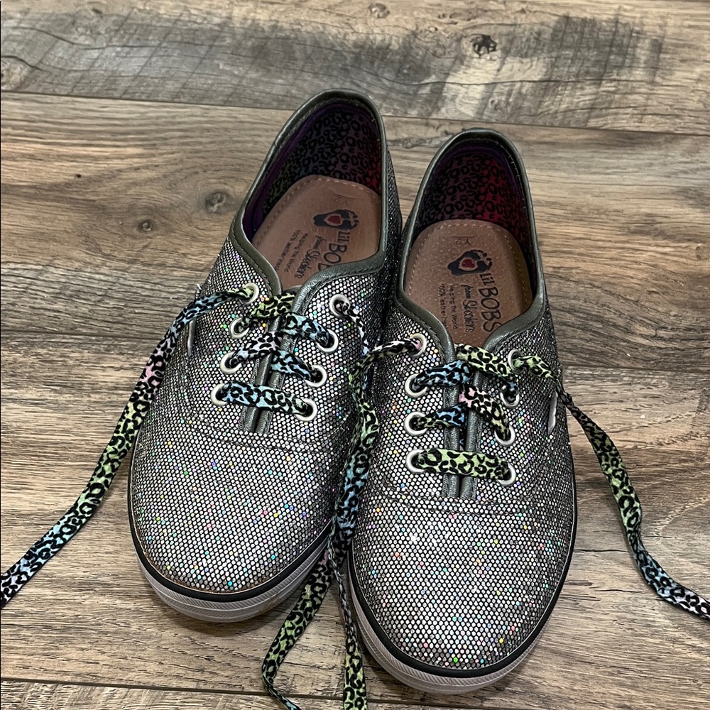 Bobs by Skechers glitter shoes